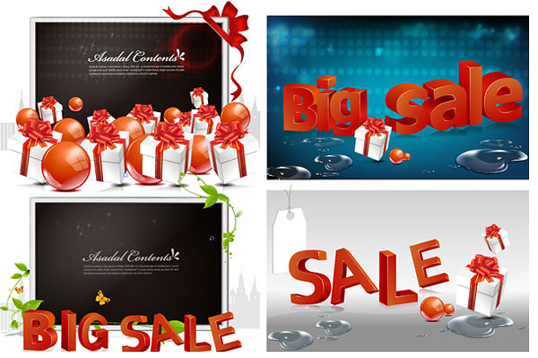 Sale style vector