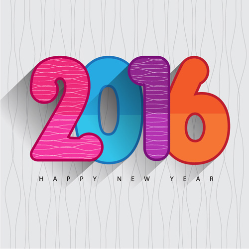 2016 new year creative background design vector 06 2016 new year creative background design vector 06