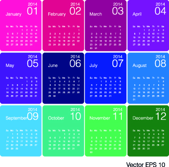 Calendar 2014 vector huge collection 94 Calendar 2014 vector huge collection 94