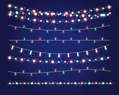 lights design christmas borders 