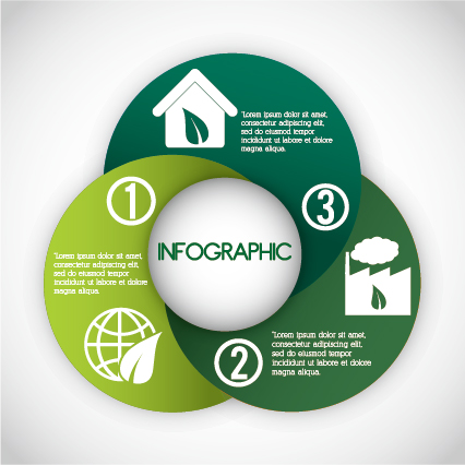 Ecology and energy infographic vector illustration 01