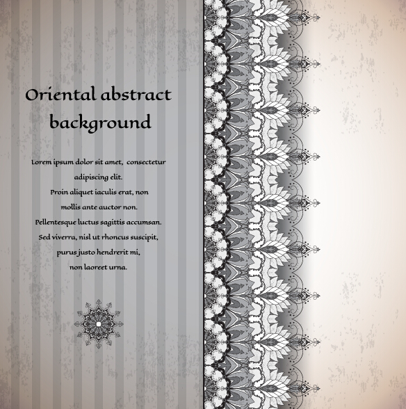 Oriental abstract background vintage vector 05 Oriental abstract background vintage vector 05
