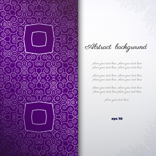 Ornaments pattern with abstract background vector 02 Ornaments pattern with abstract background vector 02
