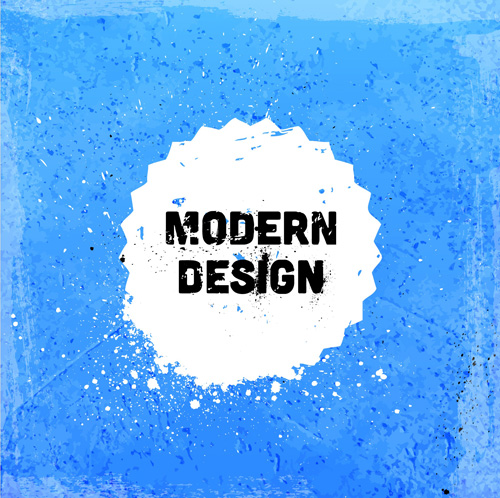 Watercolor stains grunge background vector 01
