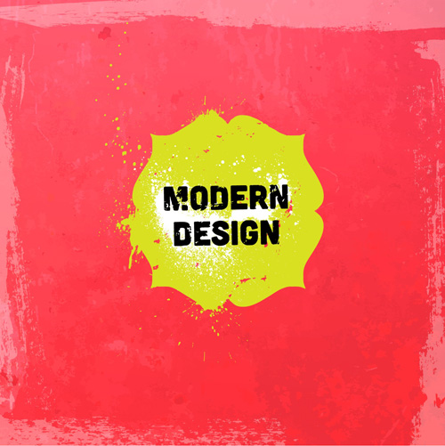 Watercolor stains grunge background vector 04