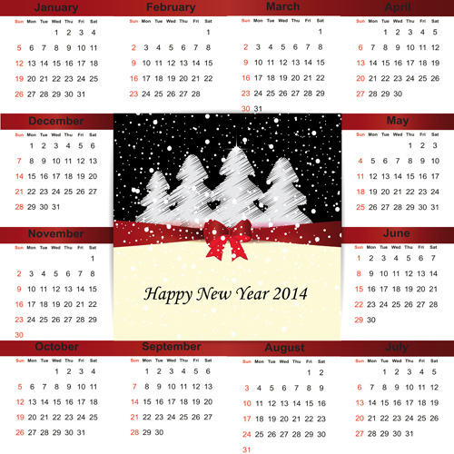 Calendar 2014 vector huge collection 86 Calendar 2014 vector huge collection 86