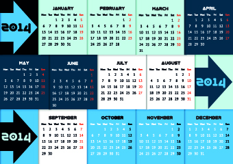 Calendar 2014 vector huge collection 90 Calendar 2014 vector huge collection 90