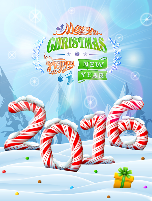 year new design christmas candy 2016 