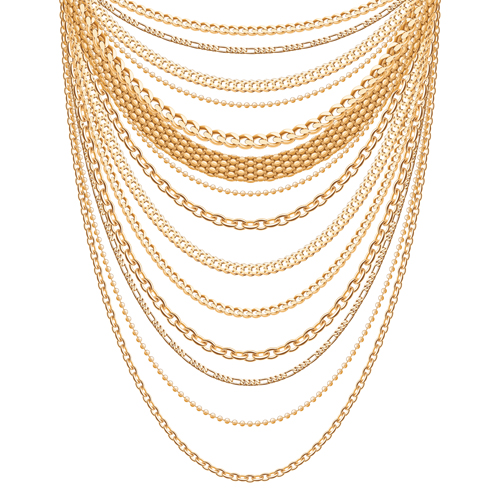 necklace golden design 