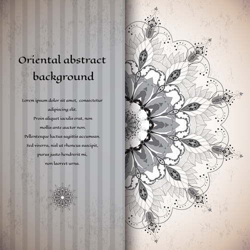 vintage oriental background abstract 