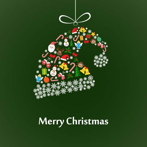 Christmas baubles cute vector material 07 Christmas baubles cute vector material 07