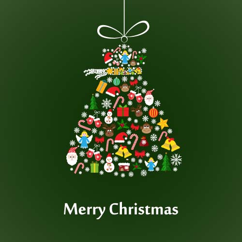 Christmas baubles cute vector material 08 Christmas baubles cute vector material 08