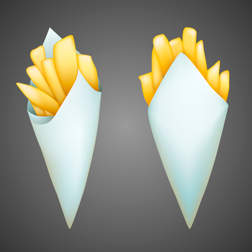 French potatoes vector material 01 French potatoes vector material 01