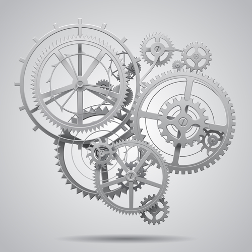 Gear wheels combination vector Gear wheels combination vector