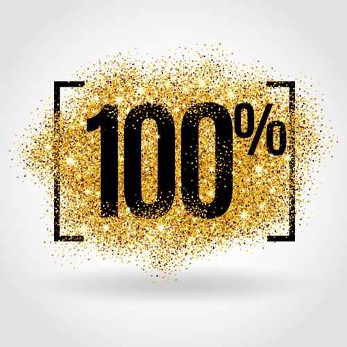 Golden discounts poster vector graphic 03 Golden discounts poster vector graphic 03