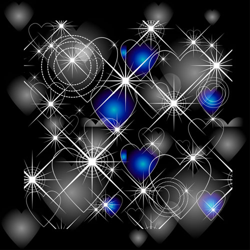 Heart seamless pattern abstract vector 01 Heart seamless pattern abstract vector 01