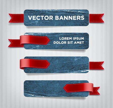 Textured banners design vector 01 Textured banners design vector 01