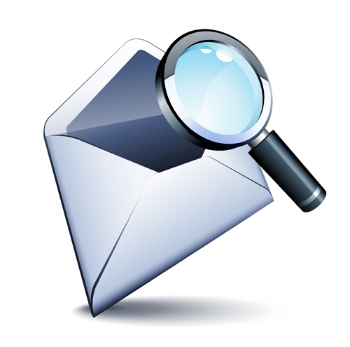 email and magnifier vector email and magnifier vector
