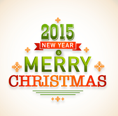 2015 New year and merry christmas label design vector 01 2015 New year and merry christmas label design vector 01