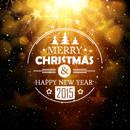 new year christmas background 2015 
