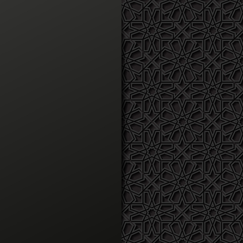Black decor with background vector 08 Black decor with background vector 08