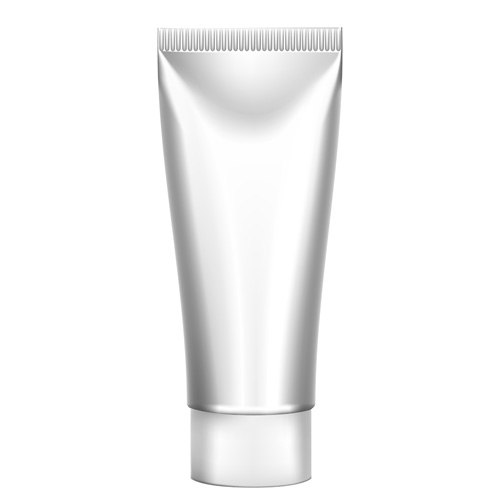 Cosmetics packages tube blank vector 01 Cosmetics packages tube blank vector 01
