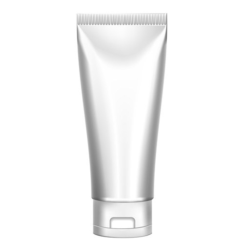 Cosmetics packages tube blank vector 03 Cosmetics packages tube blank vector 03