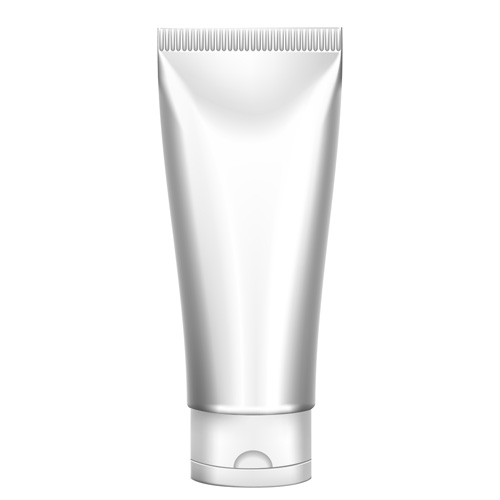 Cosmetics packages tube blank vector 04 Cosmetics packages tube blank vector 04