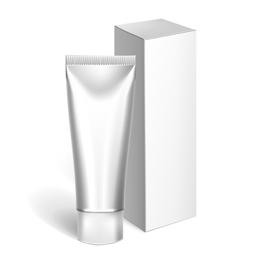 Cosmetics packages tube blank vector 11 Cosmetics packages tube blank vector 11
