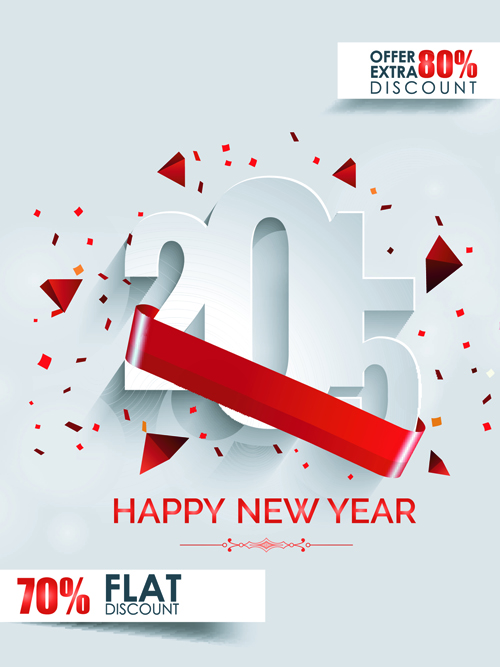 new year flyer discount cover 2015 