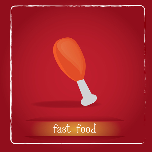Simlpe fast food poster template vector 03 Simlpe fast food poster template vector 03