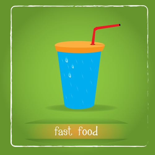 Simlpe fast food poster template vector 04 Simlpe fast food poster template vector 04