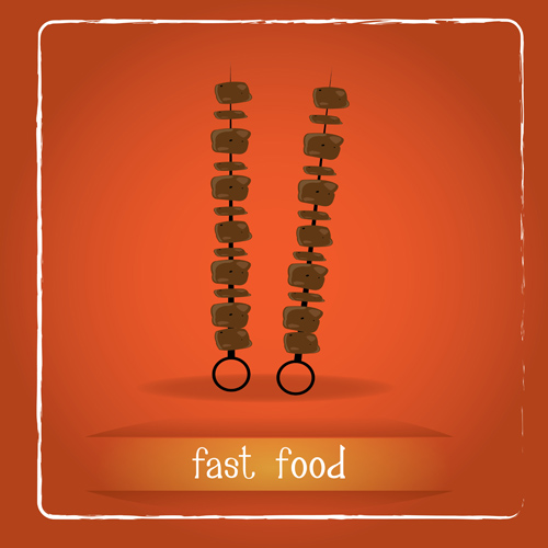 Simlpe fast food poster template vector 05 Simlpe fast food poster template vector 05