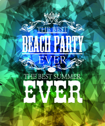 Summer Holidays with Abstract background vector 05 Summer Holidays with Abstract background vector 05