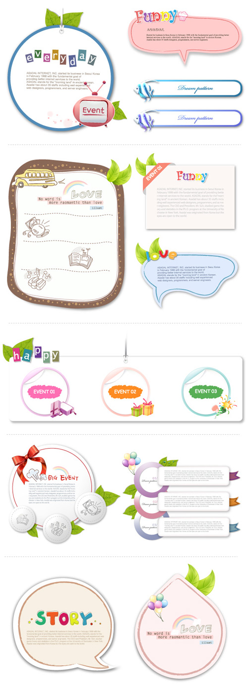 Cartoon frames vector Cartoon frames vector