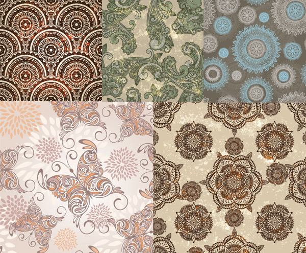 Decorative pattern background art vector Decorative pattern background art vector