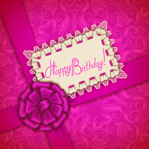 lace bow birthday cards birthday beautiful 