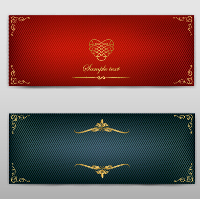 Blank banner ornate decor vector 07 Blank banner ornate decor vector 07