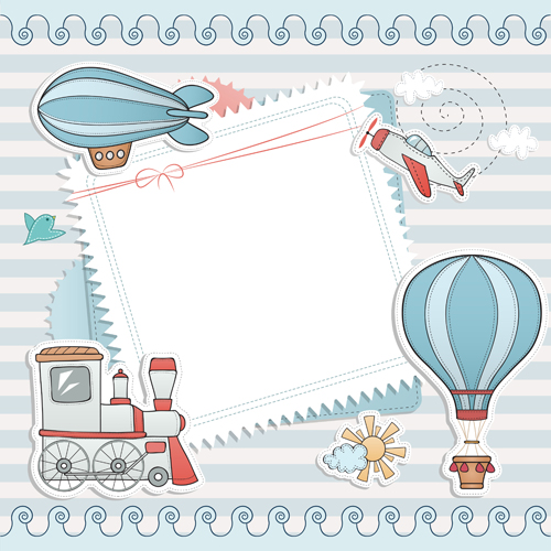 paper card vector blank baby 