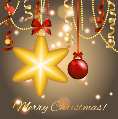 Christmas balls with confetti 2015 new year background vector 07 Christmas balls with confetti 2015 new year background vector 07