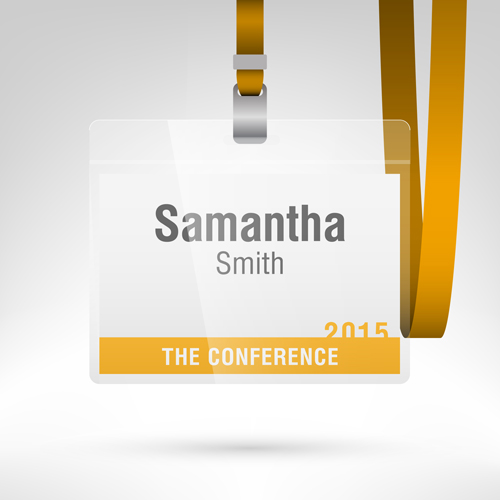 Conference card design vector 06 Conference card design vector 06