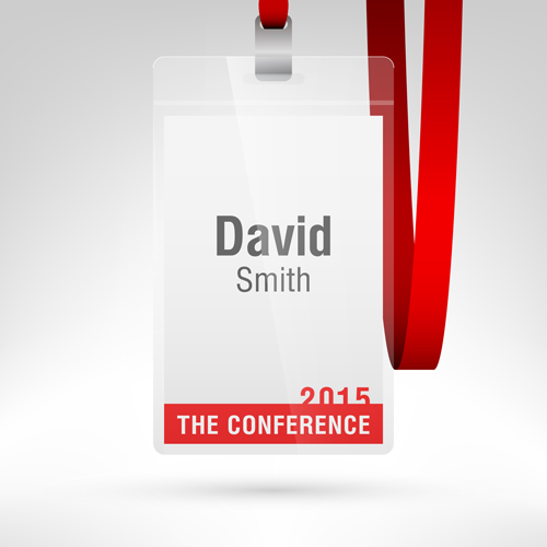 Conference card design vector 07 Conference card design vector 07