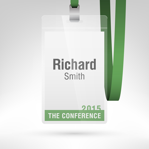 Conference card design vector 08 Conference card design vector 08