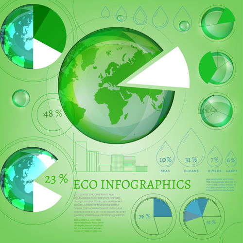 infographics graphics elements eco 