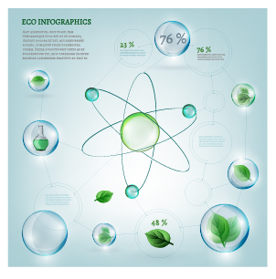 Eco infographics elements vectors graphics 20 Eco infographics elements vectors graphics 20
