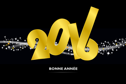 Golden 2016 text with black background vector 02 Golden 2016 text with black background vector 02