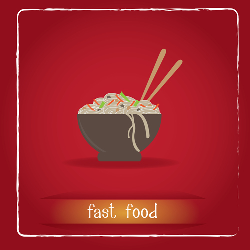 Simlpe fast food poster template vector 08 Simlpe fast food poster template vector 08