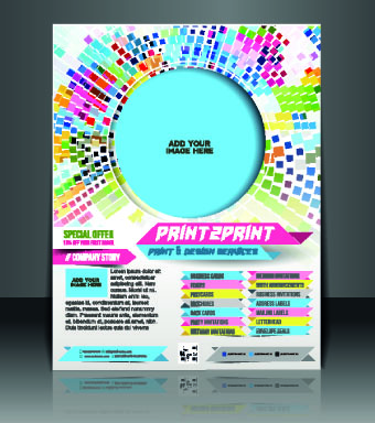 Business flyer and brochure cover design vector 66 Business flyer and brochure cover design vector 66