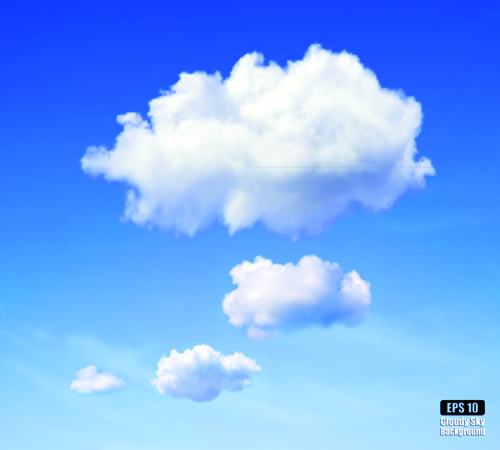 Clouds Vector backgrounds 03 Clouds Vector backgrounds 03