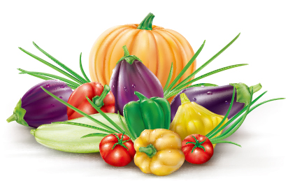 Different vegetables fresh vector 02 Different vegetables fresh vector 02